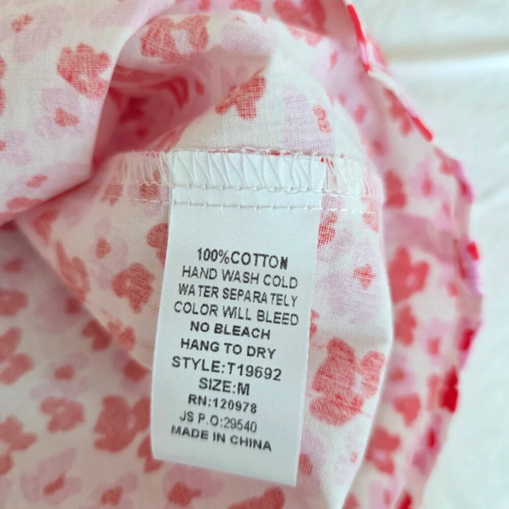 NWT Entro Floral Ruffle Blouse - Picture 5 of 5